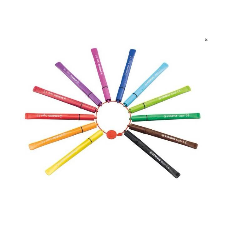 STABILO Crayon feutre (Multicolore, 24 pièce)