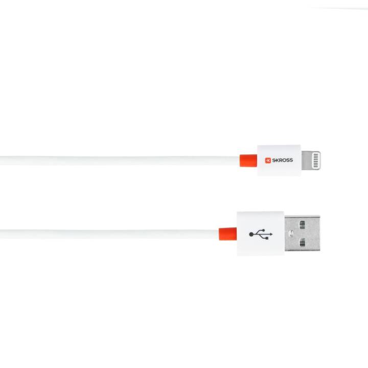 SKROSS Câble de connexion (Lightning, USB 2.0 Type-A, 2 m)