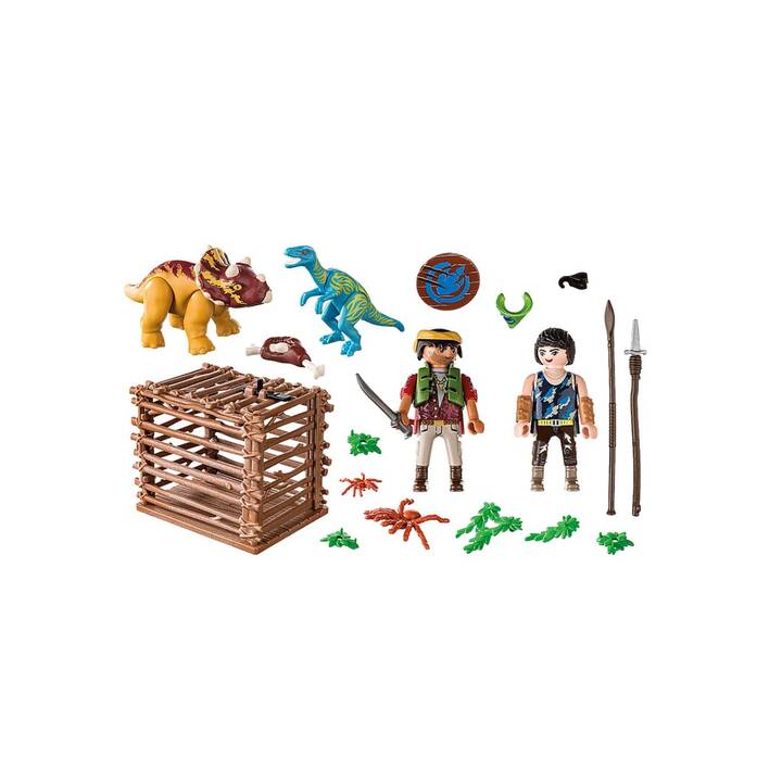 PLAYMOBIL Dino Rise Befreiung des Triceratops (71378)