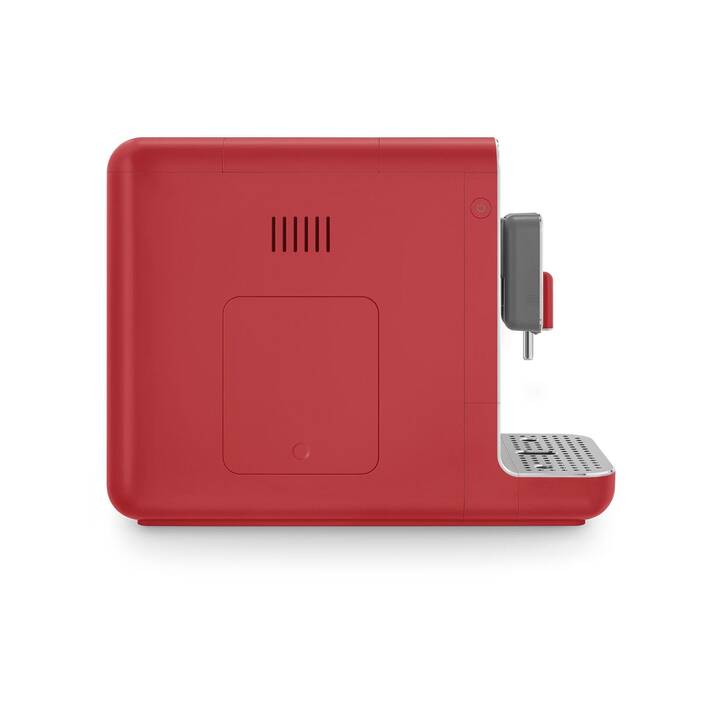 SMEG BCC02RDM  (Silber, Rot, 1.4 l, Kaffeevollautomat)