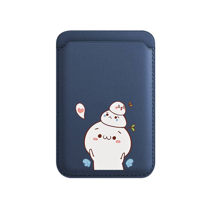 Mous MagSafe - Porte-cartes Magnétique Pour IPhone Portable - Compatible Avec IPhone 15, 14, 13 Et 12 - Noir/bleu Marine/sable, Noir, Minimaliste