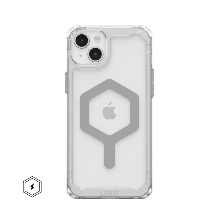 URBAN ARMOR GEAR Backcover (iPhone 15 Plus, Transparent, Blanc)