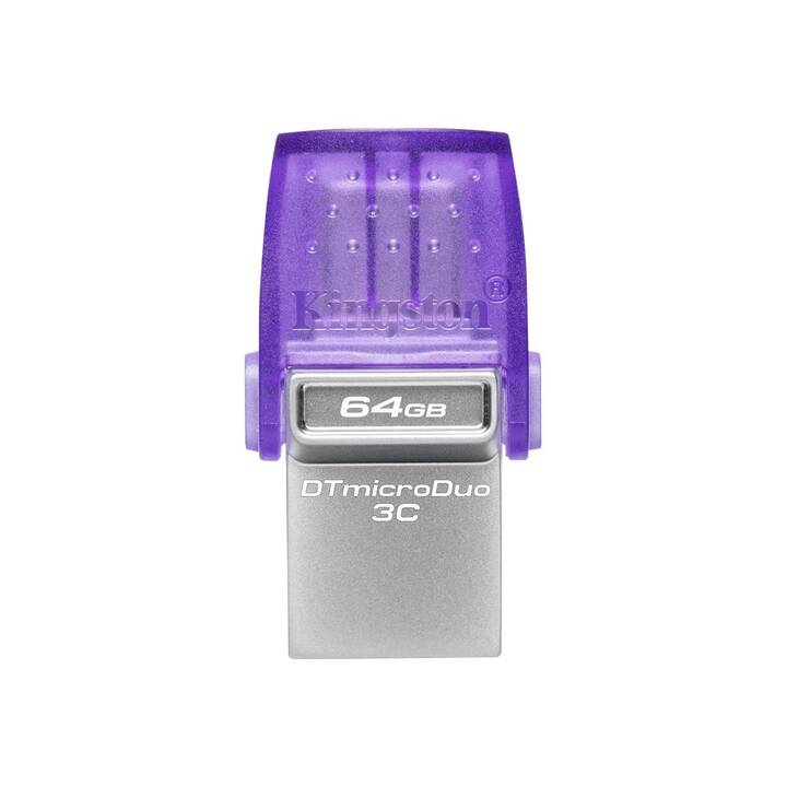 KINGSTON TECHNOLOGY DT MicroDuo 3C (64 GB, USB 3.1 de type C, USB 3.0 de type A)