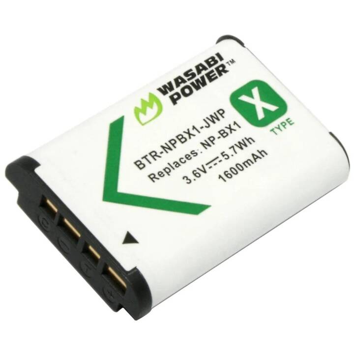 WASABI POWER Sony NP-BX1 Battery Kamera-Akku (1600 mAh)