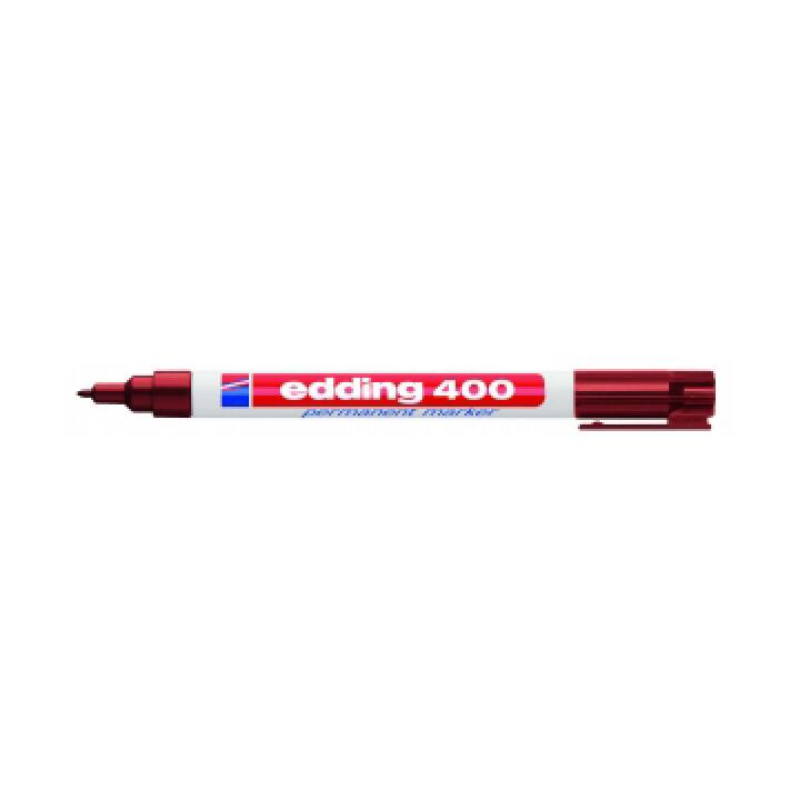 EDDING Permanent Marker 400 (Braun, 1 Stück)