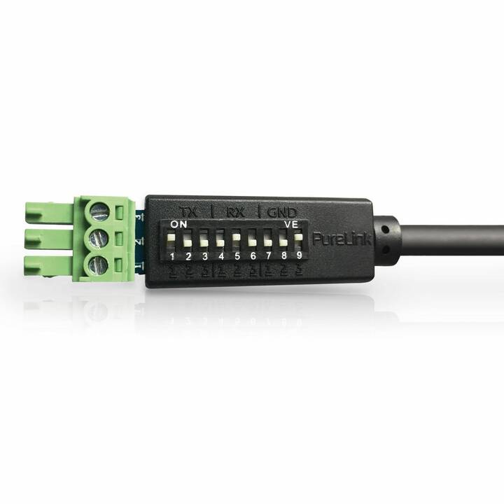 PURELINK PTM-RS100 Câble de connexion (D-Sub (9-polig), 3 Pin, 1.5 m)