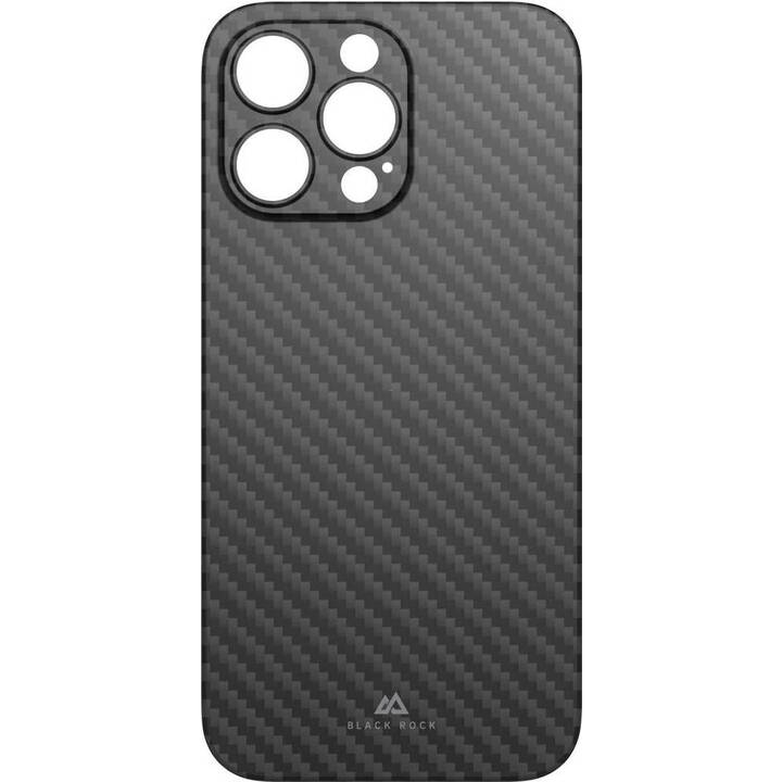 BLACK ROCK Backcover Ultra Thin Iced (iPhone 15 Pro, Bicolore, Noir)