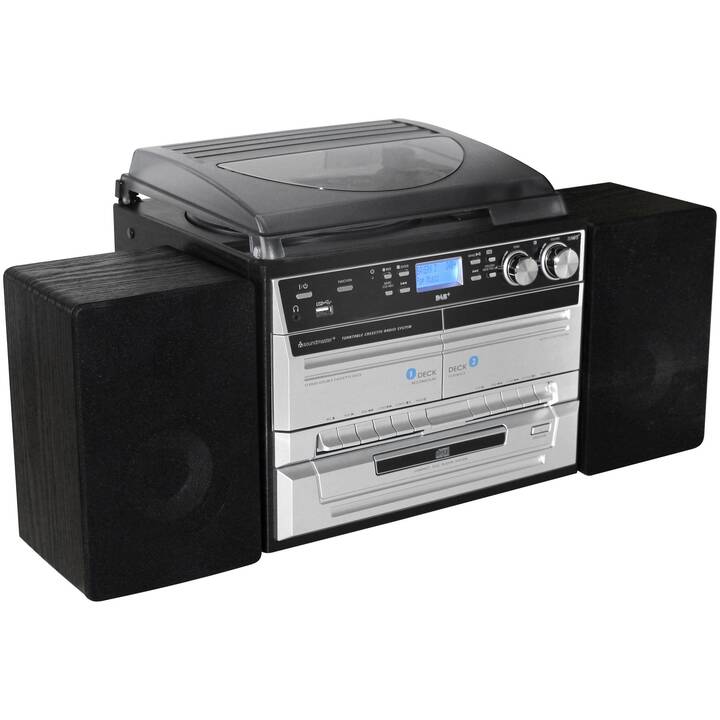 SOUNDMASTER Musiccentre (Schwarz, Bluetooth, CD)