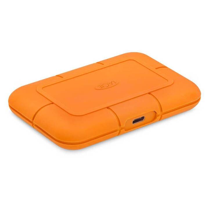 LACIE Rugged (USB Typ-C, USB Typ-A, Thunderbolt 3, 1 TB, Orange)