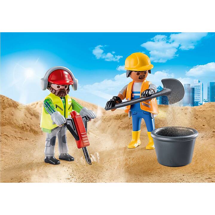 PLAYMOBIL City Action Zwei Bauarbeiter (70272)