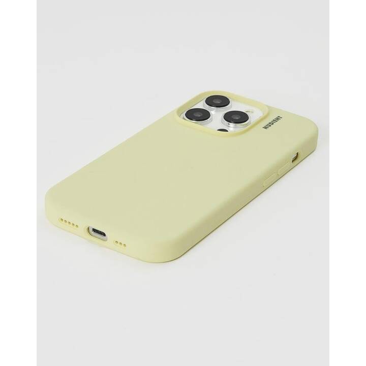 NUDIENT Backcover Base (iPhone 14 Pro, Giallo chiaro)