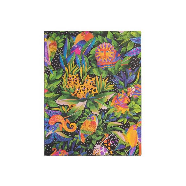 PAPERBLANKS Notizbuch Jungle Song (180 mm x 230 mm, Liniert)