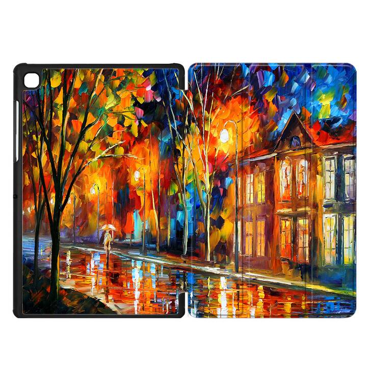 EG cover per Samsung Galaxy Tab A7 Lite 8.7" (2021) - arancione - pittura della città