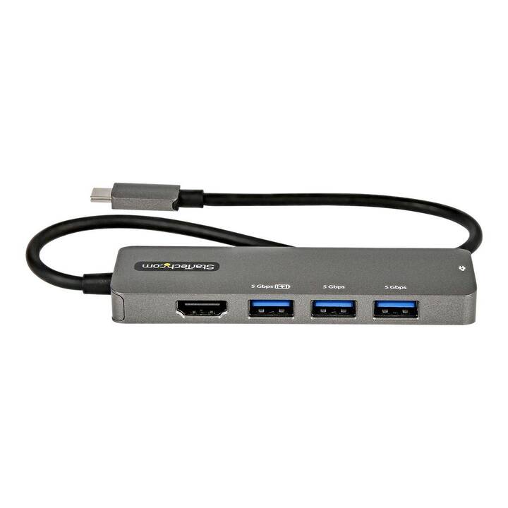 STARTECH.COM DKT30CHPD3 (4 Ports, USB Typ-C, HDMI, USB Typ-A)