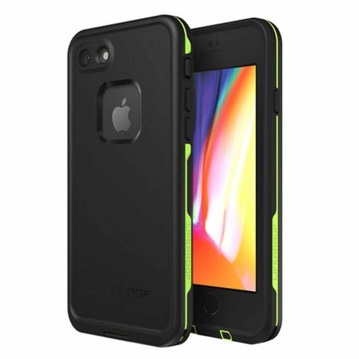LIFEPROOF Backcover Fre (iPhone SE 2020, iPhone 8, iPhone 7, Limette, Schwarz)