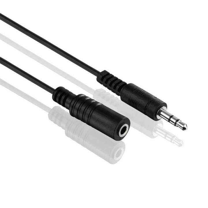 HDGEAR Câbles de liaison (Fiche Jack 3.5 mm, Prise Jack 3.5 mm, 2 m)