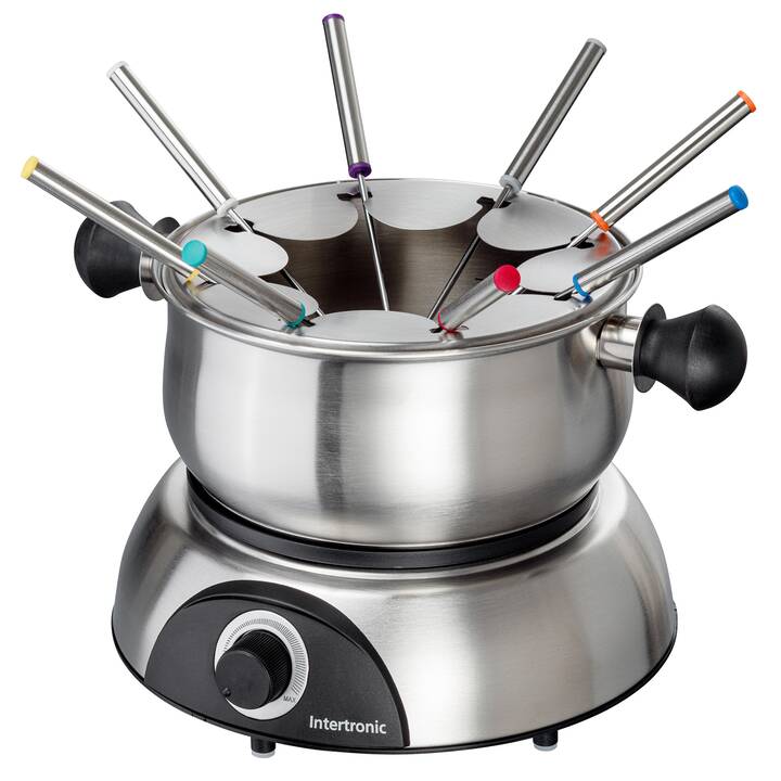 INTERTRONIC Fondue-Set (Bourguignonne, Chinoise, 20 cm)