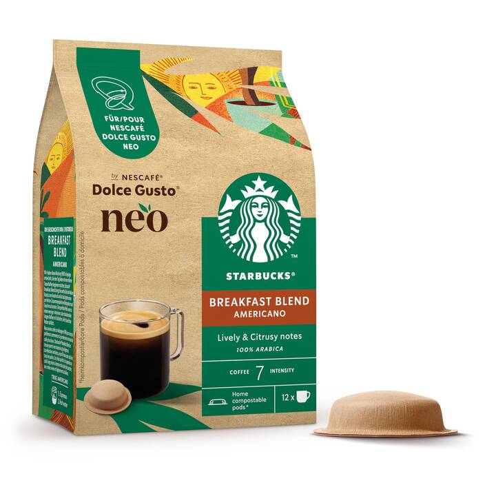 STARBUCKS Capsules de Café Neo Breakfast Blend Americano (12 pièce)