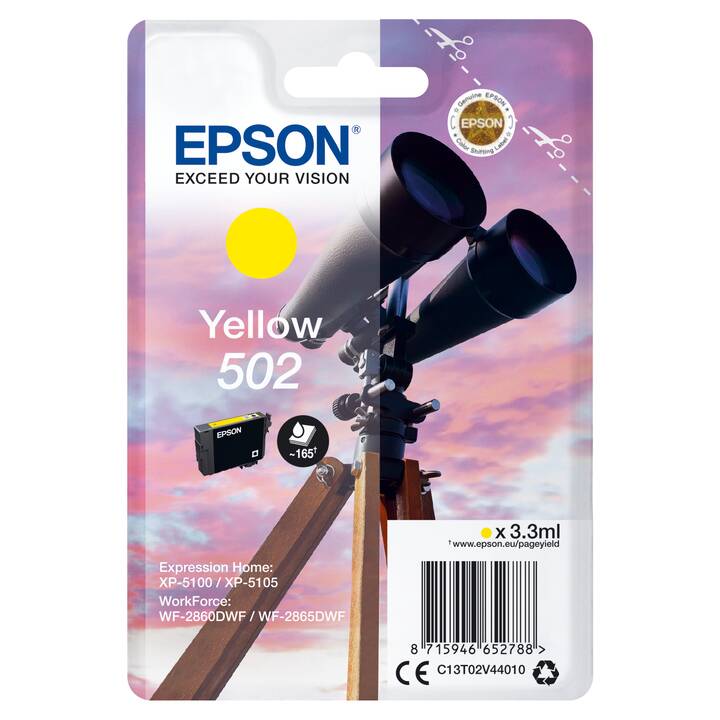 EPSON 502 (Gelb, 1 Stück)