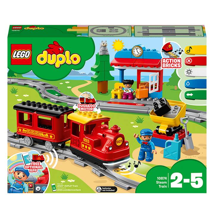 Chemin de fer à vapeur LEGO DUPLO (10874)