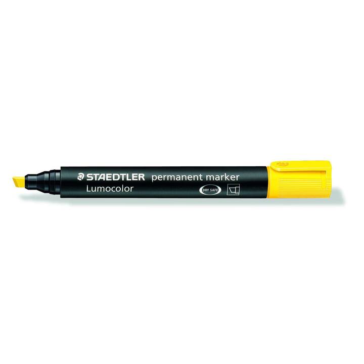 STAEDTLER Permanent Marker Lumocolor 350 (Gelb, 1 Stück)