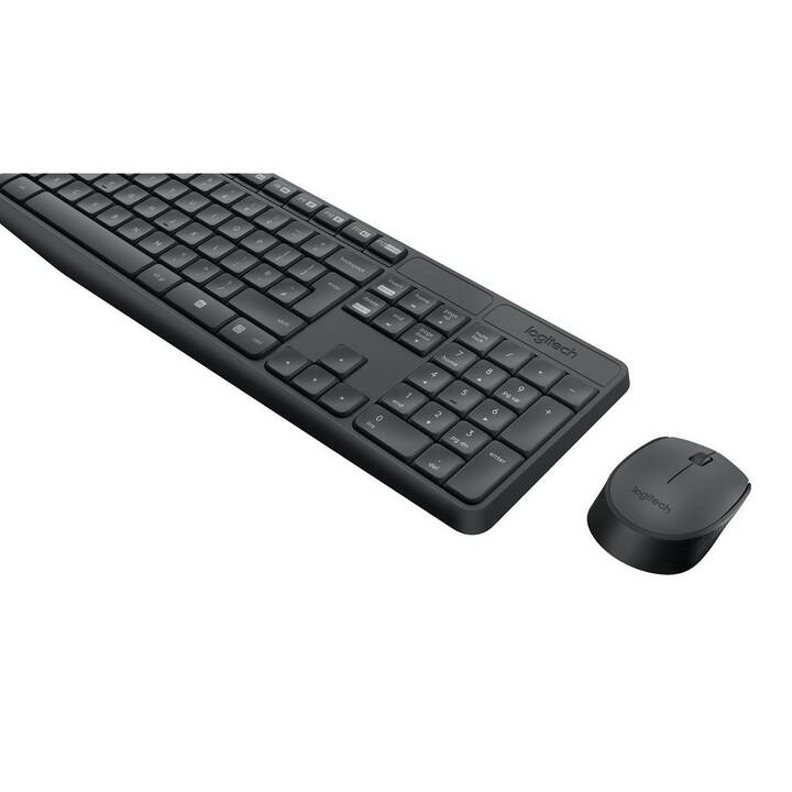 LOGITECH MK235 RF Wireless (USB, Svizzera, Senza fili)