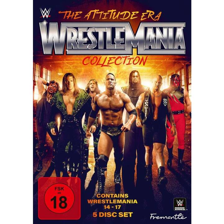 WWE: The Attitude Era Wrestlemania Collection - Wrestlemania 14-17 (DE)