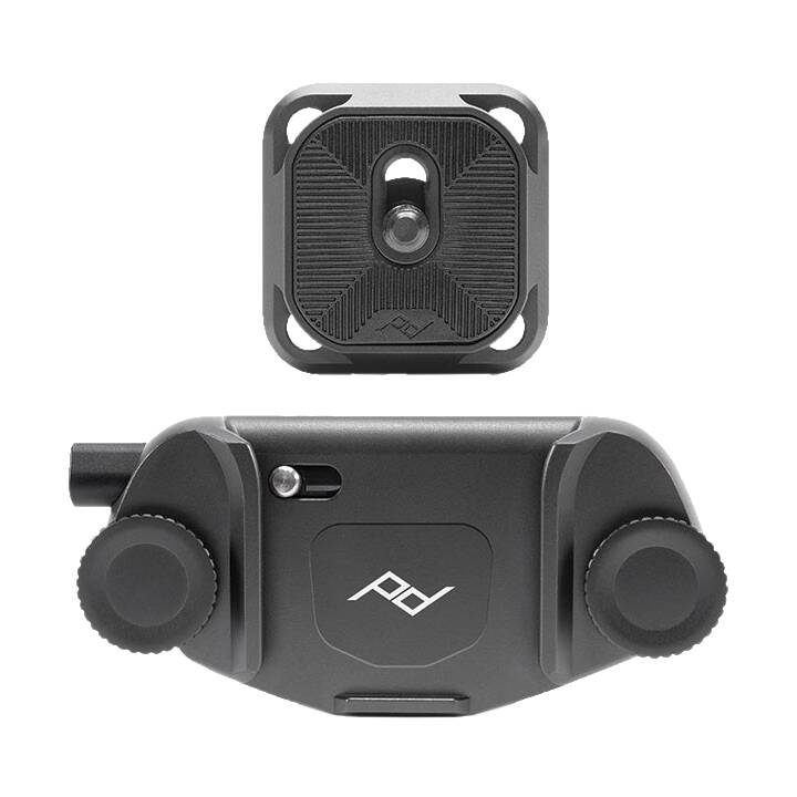 PEAK DESIGN Capture Clip & Plate Imbracatura / Cintura per fotocamera (Nero)