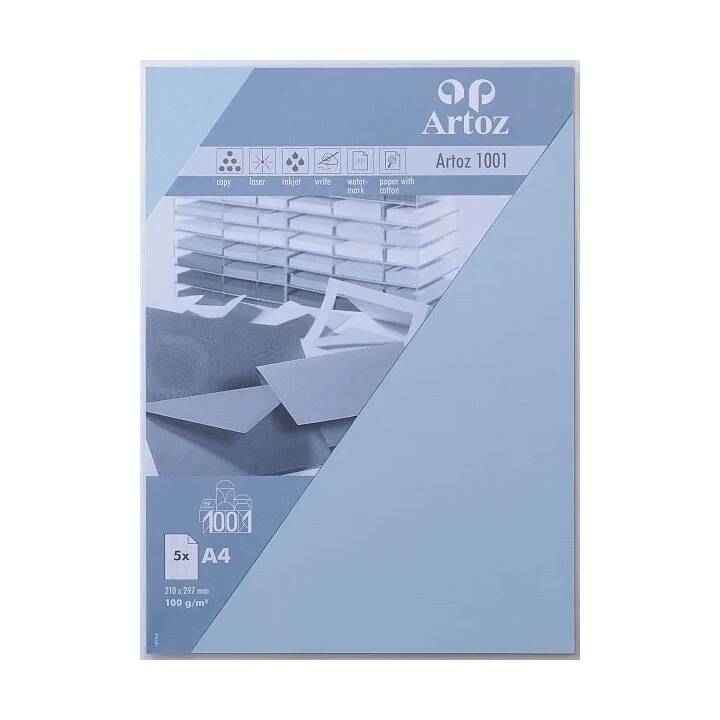 ARTOZ Cartone 1001 (Blu pastello, A4, 5 pezzo)