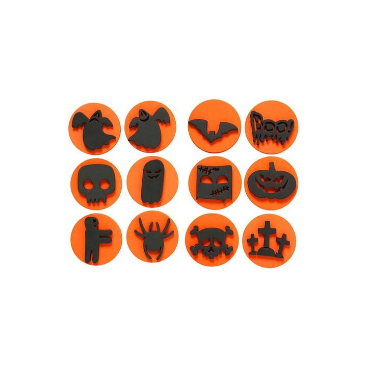 CREATIV COMPANY Gomma crepla Halloween (Arancione, Black)