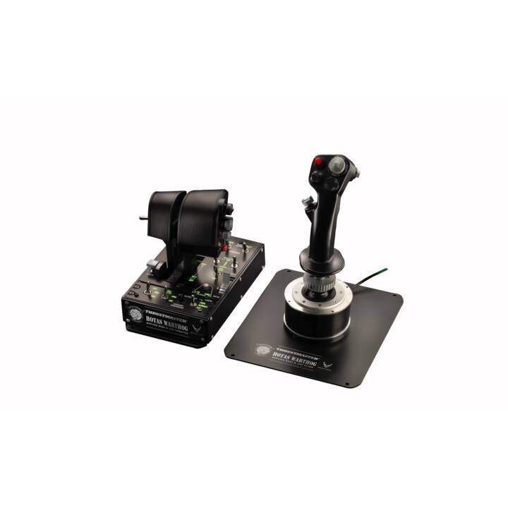 THRUSTMASTER Hotas Warthog Joystick (Nero, Cromo)