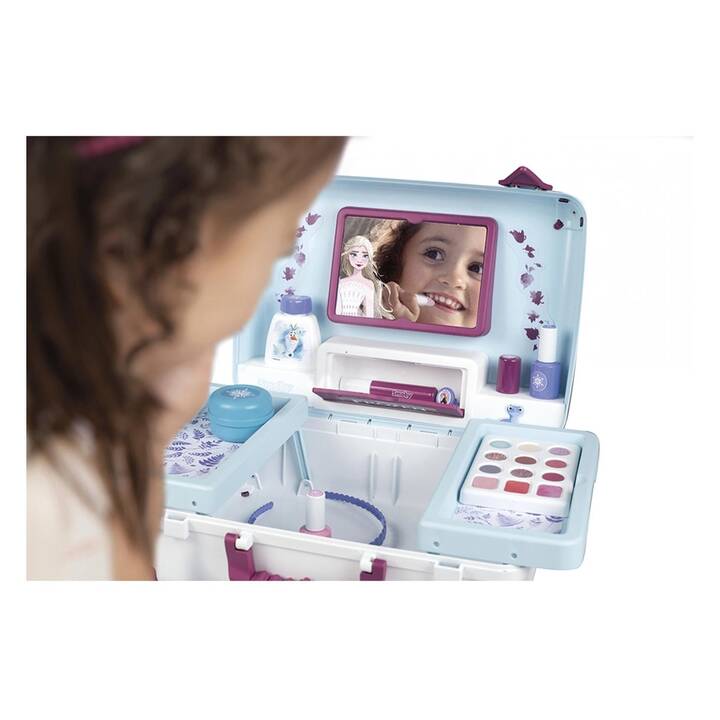 SMOBY INTERACTIVE Table de maquillage pour enfants  Frozen Beauty Vanity