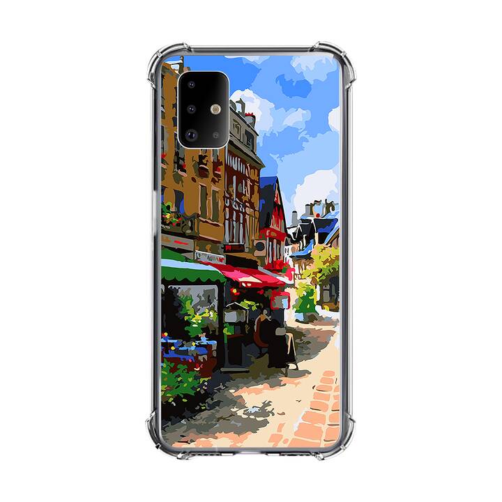 EG custodia per Samsung Galaxy A51 4G 6.5" (2019) - parigi - multicolore