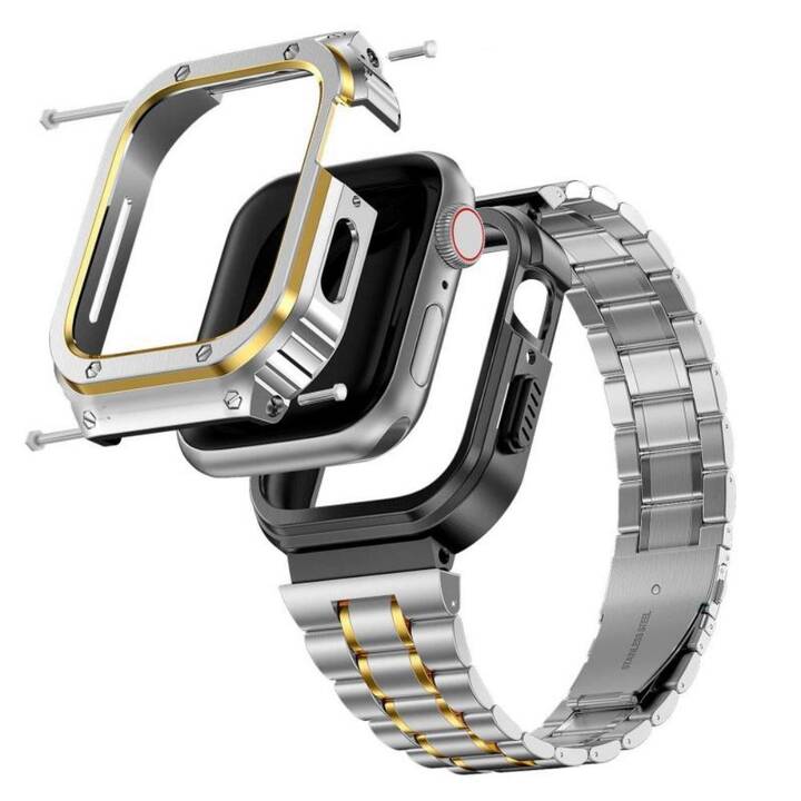 EG Armband (Apple Watch 44 mm, Silber)