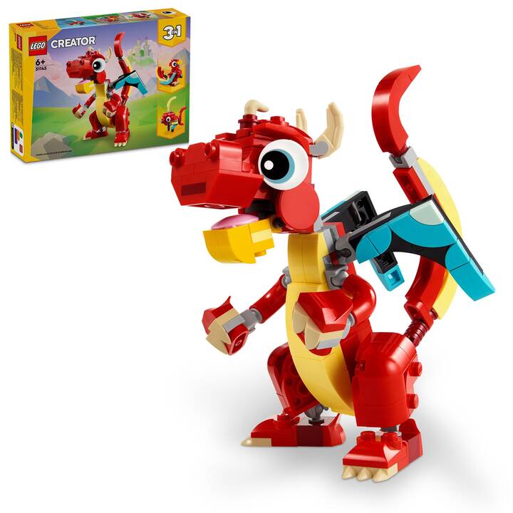 LEGO Creator 3-in-1 Le dragon rouge (31145)