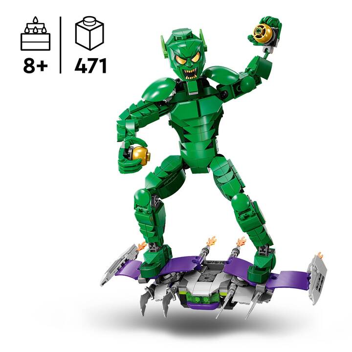 LEGO Marvel Super Heroes Figurine du Bouffon Vert à construire (76284)