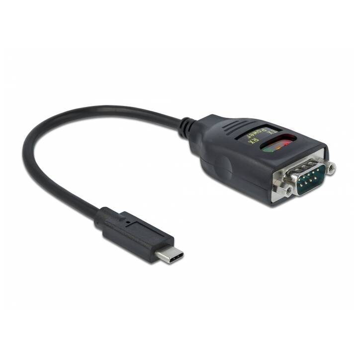 DELOCK Adapter (RS-232, USB C, 0.15 m)
