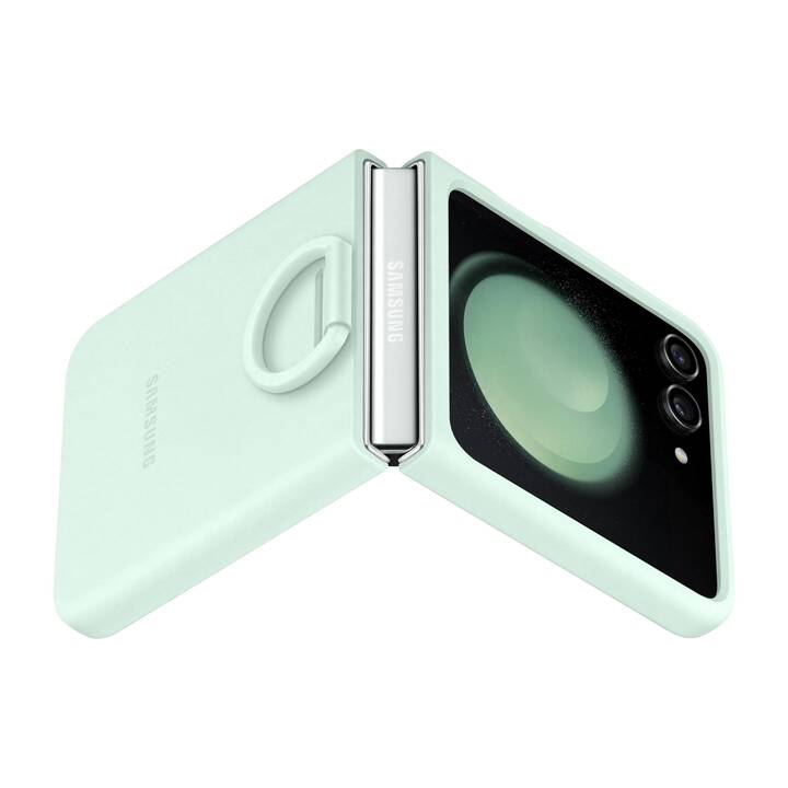 SAMSUNG Backcover mit Ring (Galaxy Z Flip 5, Mint)