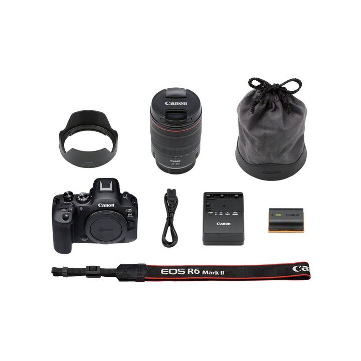 CANON EOS R6 Mark II + RF 24-105mm f/4L USM Kit (24.2 MP, Pieno formato)