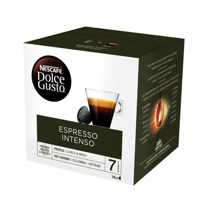 NESCAFÉ DOLCE GUSTO Capsules de Café Espresso Intenso (16 pièce)