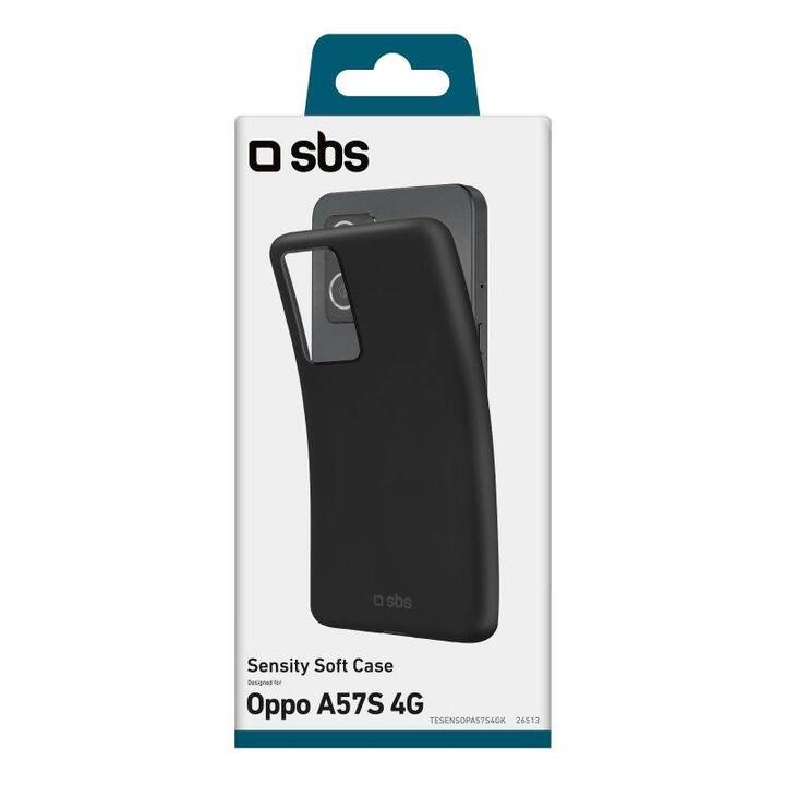 SBS Backcover Sensity Soft Case (Oppo A57s, Noir)