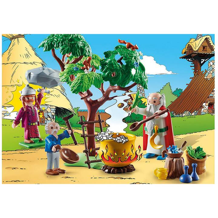 PLAYMOBIL Asterix Panoramix con calderone della pozione magica (70933)