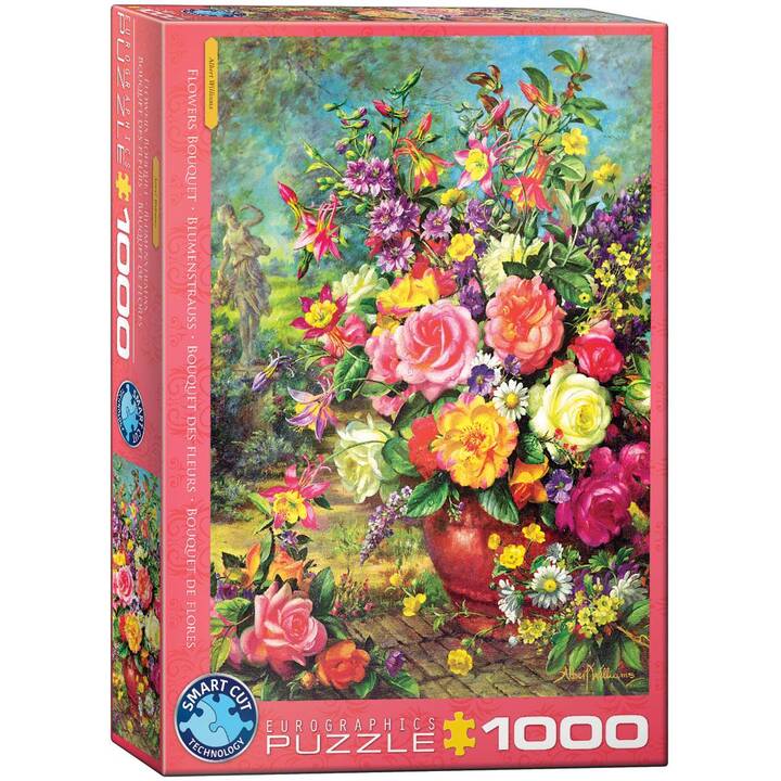 Anatolian Puzzle „Victorian Garden“ 1000 Teile – Fertig 48x66 Cm, Mit Ständer, Blendfreie Oberfläche, Inkl. Fehlstück-Service
