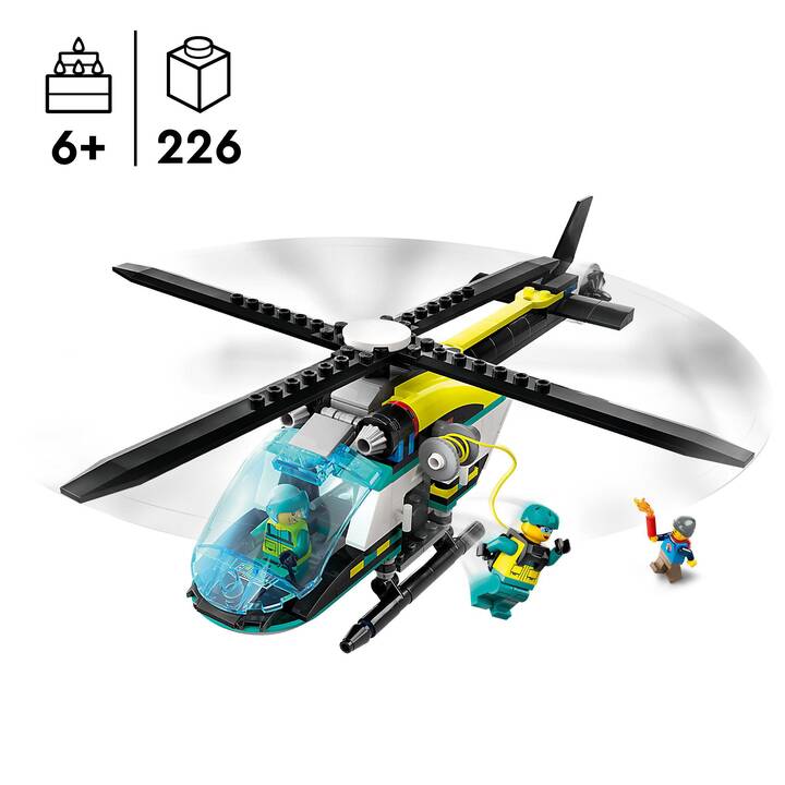 LEGO City Elicottero di soccorso di emergenza (60405)