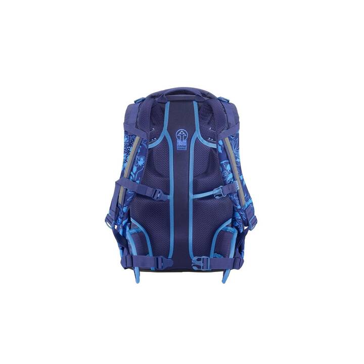 COOCAZOO Cartable Maté Mate Tropical Night (30 l, Bleu de Prusse, Bleu foncé, Bleu)