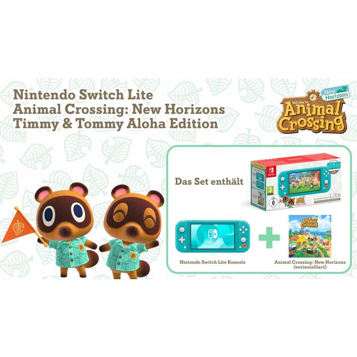 NINTENDO Switch Lite 32 GB (Animal Crossing: New Horizons Timmy & Tommy Aloha Edition, DE, IT, FR)