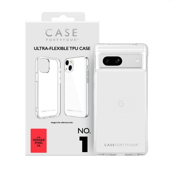 CASE FORTYFOUR Backcover Ultra-Flexible (Google Pixel 7a, Transparent)