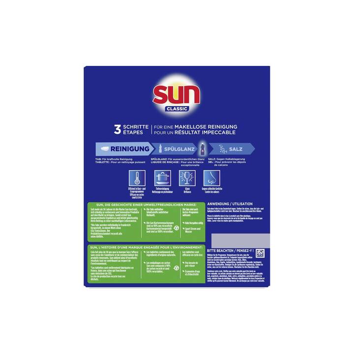 SUN Detersivi per lavastoviglie Classic Limone (105 Tabs)