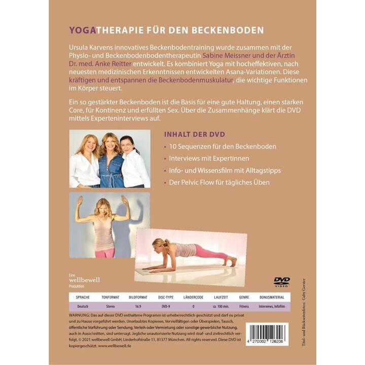 Yogatherapie für den Beckenboden - Ursula Karven (DE)