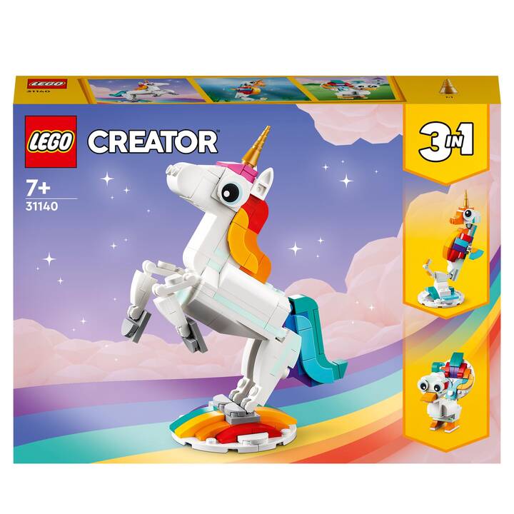 LEGO Creator 3-in-1 Unicorno magico (31140)